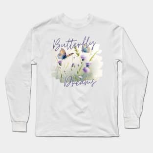 Bright Butterfly Dreams Long Sleeve T-Shirt